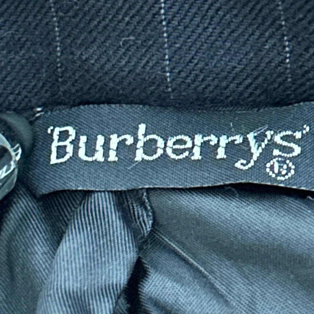 Burberry Pinstripe Blazer Navy Blue Size 42R